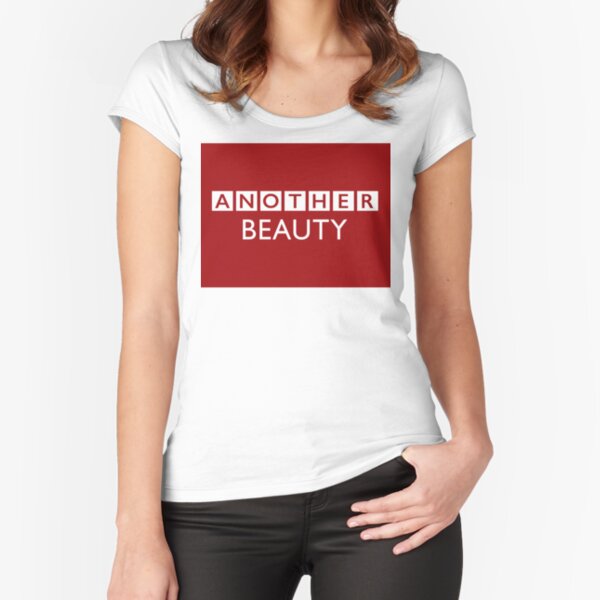 NDVH "another beauty" Fitted Scoop T-Shirt
