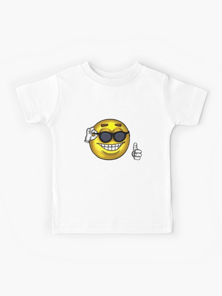 Sunglasses Thumbs Up Meme Kids T Shirt By Dumbshirts Redbubble - black shirt with yellow bandana bandages roblox