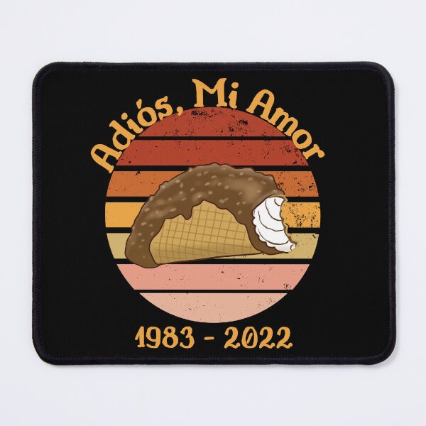 Item preview, Choco Taco Adios Mi Amor Funny Ice Cream Black designed and sold by Smagnaferous.