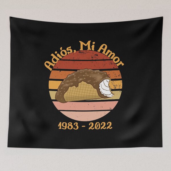 Item preview, Choco Taco Adios Mi Amor Funny Ice Cream Black designed and sold by Smagnaferous.