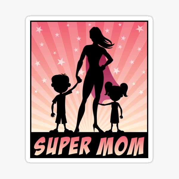 Super Mom Sticker