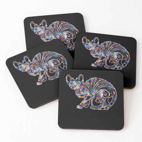Item preview, Cool And Awesome Sphynx Cat Geometric designed and sold by UnknownArtistt.