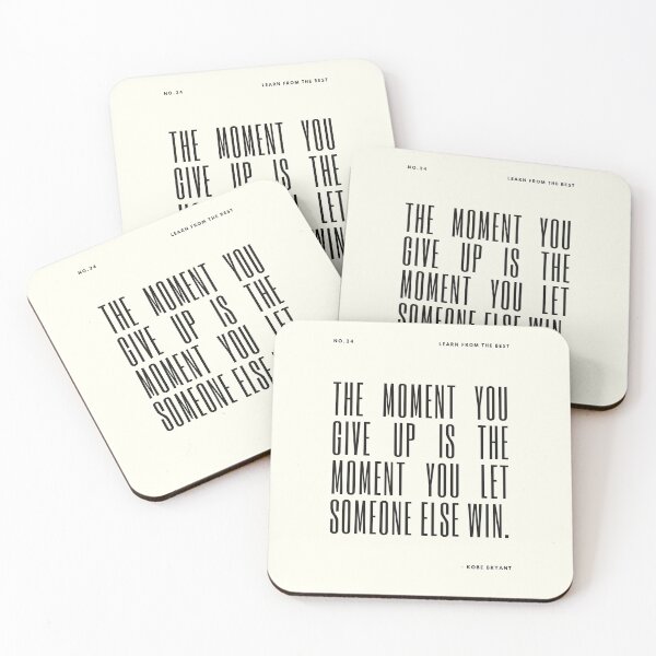 Item preview, The moment you give up is the moment you let someone else win. | Inspirational Sports Quotes designed and sold by DoubleDoubleInc.