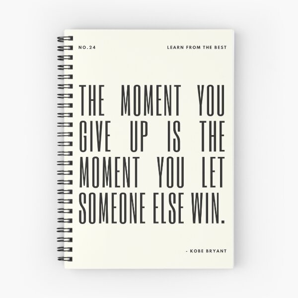 Item preview, The moment you give up is the moment you let someone else win. | Inspirational Sports Quotes designed and sold by DoubleDoubleInc.