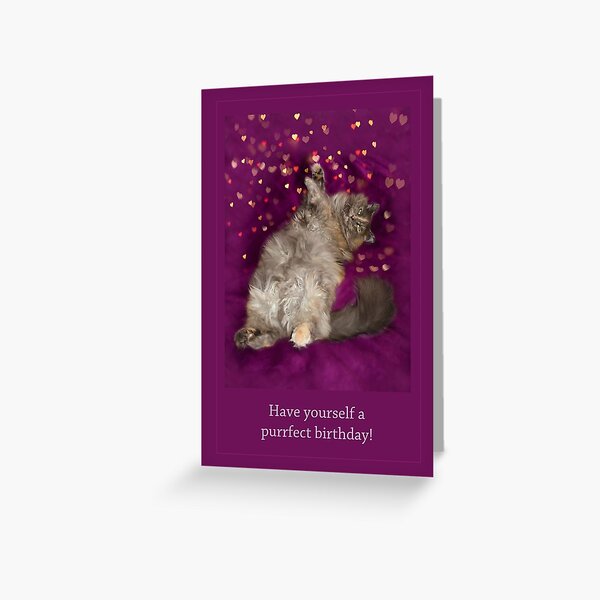 Dancing Kitty - Happy Birthday Greeting Card