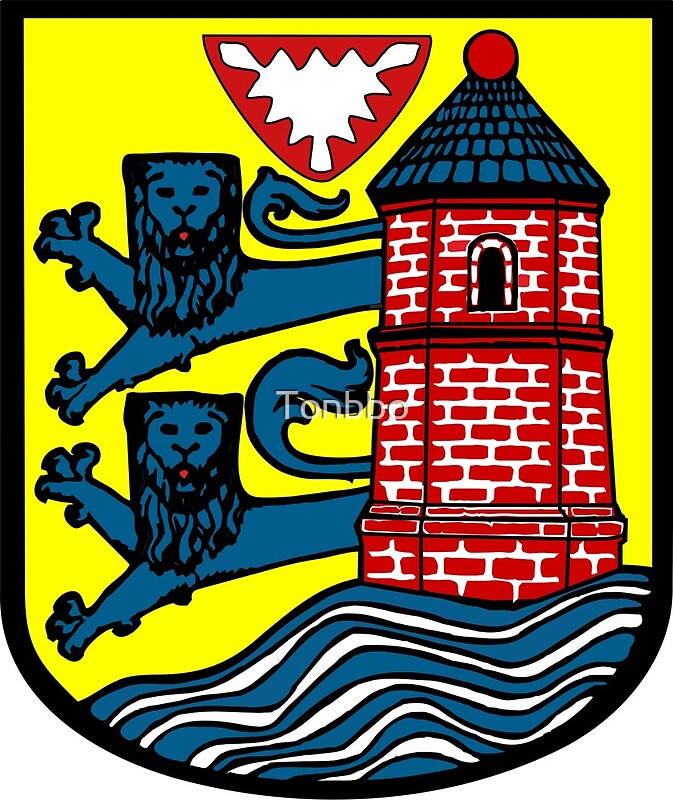 "Coat of Arms of Flensburg, Germany" by Tonbbo Redbubble