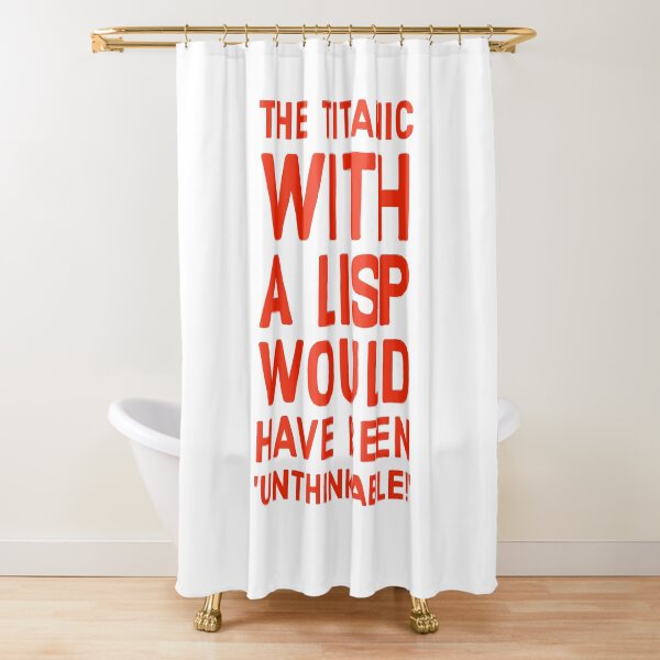Item preview, Titanic with a lisp designed and sold by robpritchard.