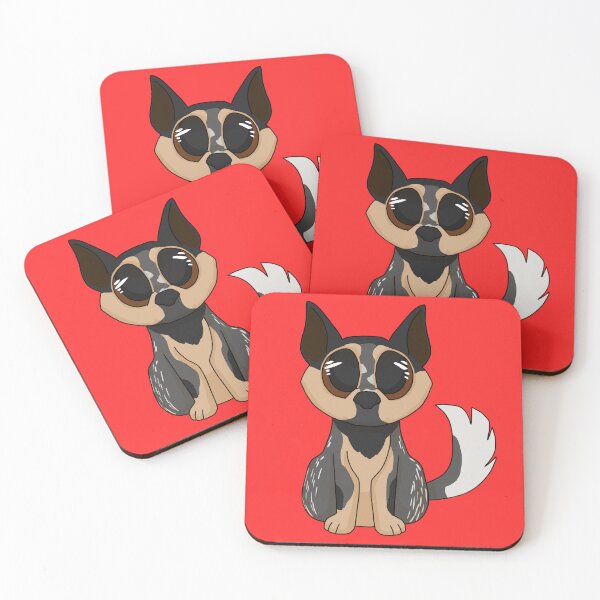 Item preview, Fluffy Dog (Australian Cattle Dog) designed and sold by KittyShish.