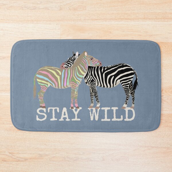 Item preview, Stay Wild Two Zebras Be Yourself Design designed and sold by TrulyEpoque.
