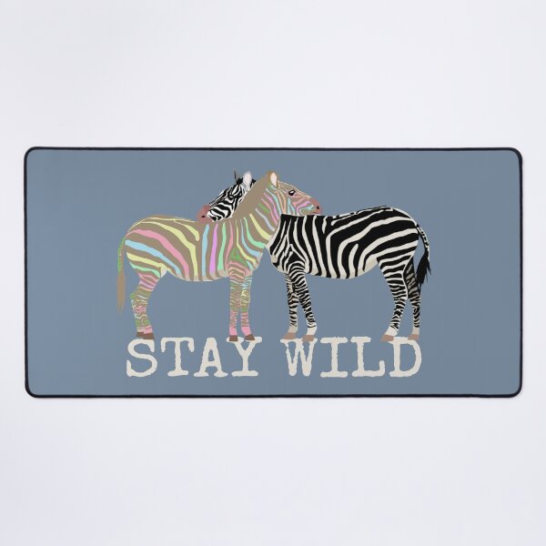 Item preview, Stay Wild Two Zebras Be Yourself Design designed and sold by TrulyEpoque.