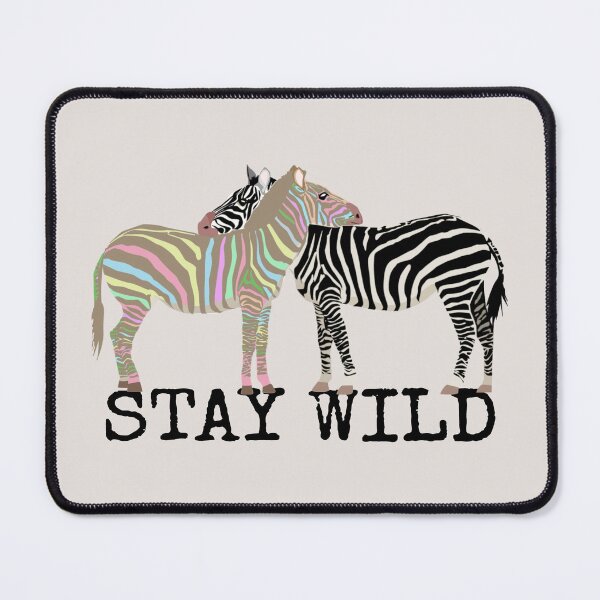Item preview, Cool Stay Wild Two Zebras Be Yourself Design designed and sold by TrulyEpoque.