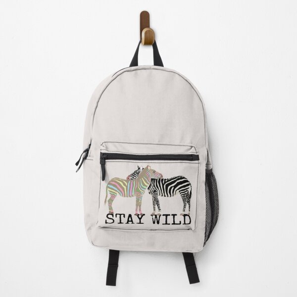 Item preview, Cool Stay Wild Two Zebras Be Yourself Design designed and sold by TrulyEpoque.