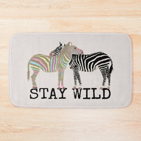 Item preview, Cool Stay Wild Two Zebras Be Yourself Design designed and sold by TrulyEpoque.