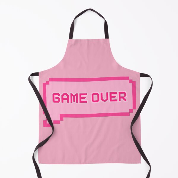 Item preview, GAME OVER Video Game Quotes Pixelated Speech Bubble Pink designed and sold by everything4eva.
