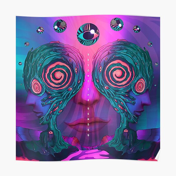 Rezz hypno hand red trippy psychedelic baseball jersey for EDM festivals -  Rave Jersey