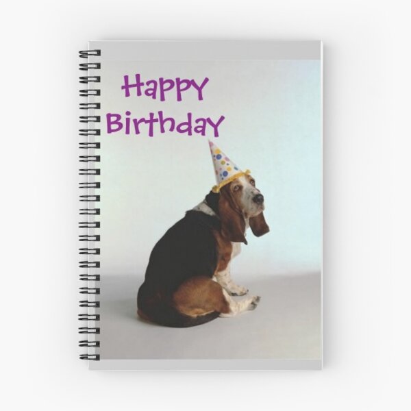 Artikelvorschau, Basset Geburtstagshund entworfen und verkauft von MurphyMorganGifts.