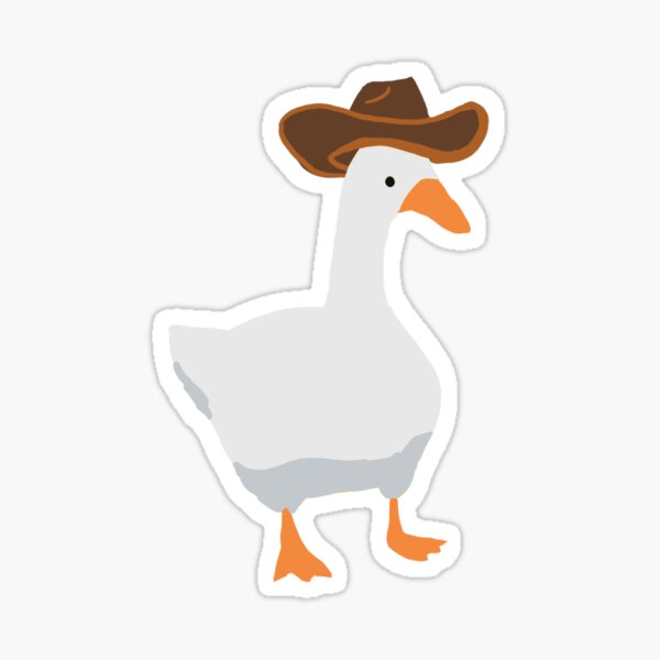 Aperçu de l'œuvre Canard dans un chapeau de cowboy Oie dans ses bottes créée et vendue par NNNostalgia  ®.