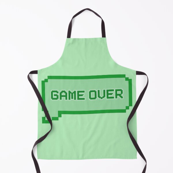 Item preview, GAME OVER Video Game Quotes Pixelated Speech Bubble Green designed and sold by everything4eva.