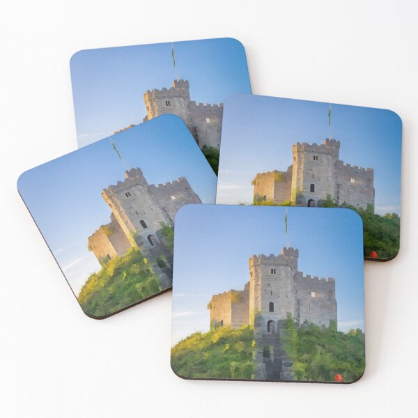 Item preview, Cardiff Castle in Wales - Watercolour Style designed and sold by WWWC2288.
