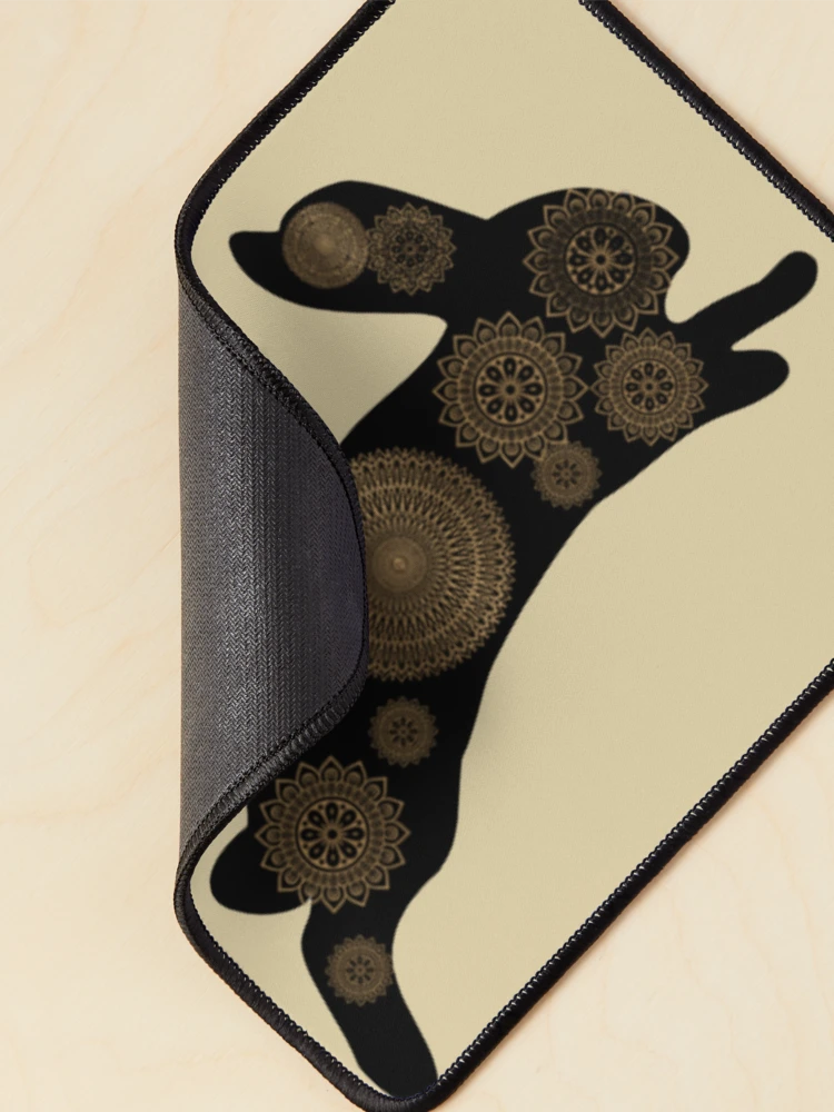 Thumbnail 2 of 5, Mouse Pad, Hopping Rabbit designed and sold by Rani-Adil.