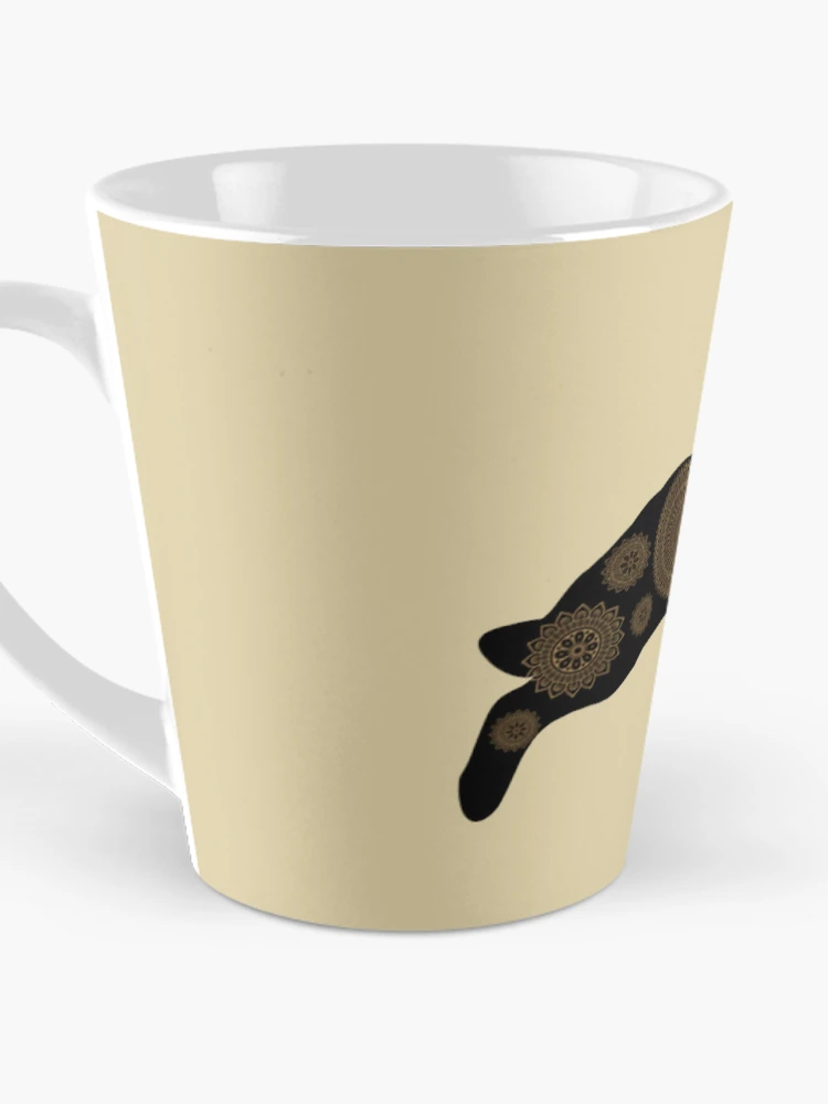 Thumbnail 3 of 4, Coffee Mug, Hopping Rabbit designed and sold by Rani-Adil.