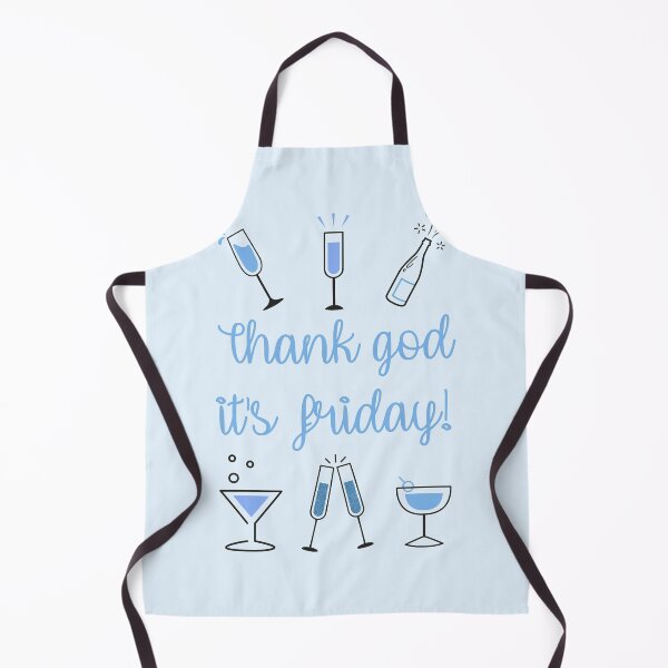 Item preview, Thank God Its Friday Drinks Celebrations Blue designed and sold by everything4eva.