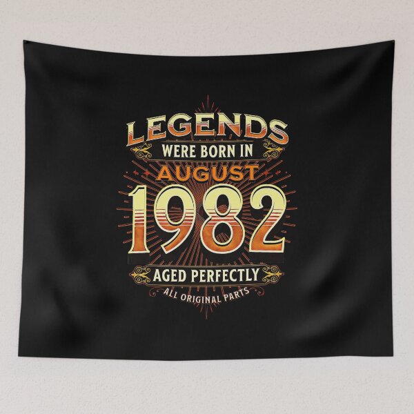 Item preview, Legends Were Born In August 1982 designed and sold by csoDesign.