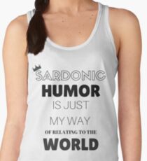 Sardonic Humor - Jughead - Riverdale Women's Tank Top
