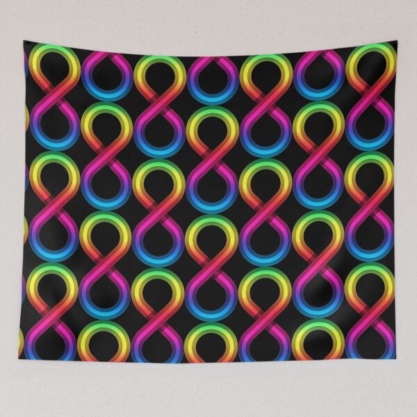Item preview, Neurodiversity Rainbow Infinity Knot designed and sold by Olooriel.