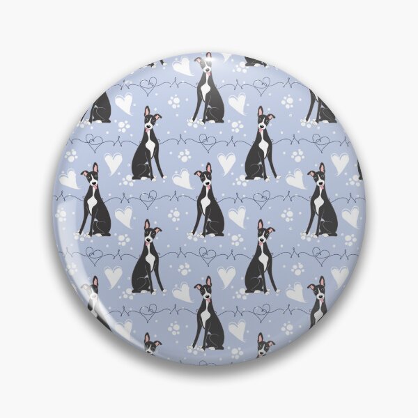 Item preview, LOVE Black White Whippet designed and sold by Lulupainting.
