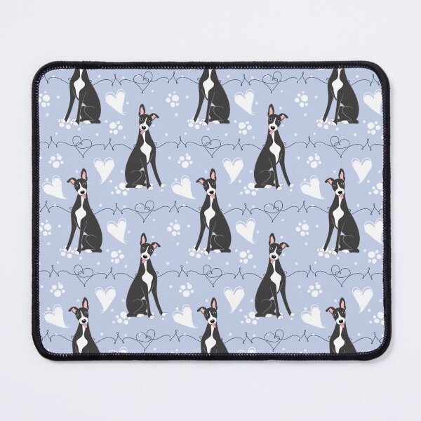 Item preview, LOVE Black White Whippet designed and sold by Lulupainting.