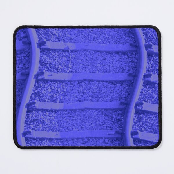 Item preview, Railway Tracks blue designed and sold by Virtual Pathfinder.
