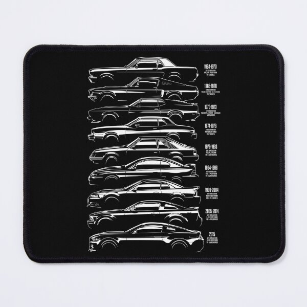Item preview, Mustang History Silhouette Retro Generation Vintage Models designed and sold by halleinstyle.
