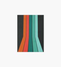 Far Out - 70's style trendy throwback retro gifts 1970s abstract art by Seventy Eight Art Board