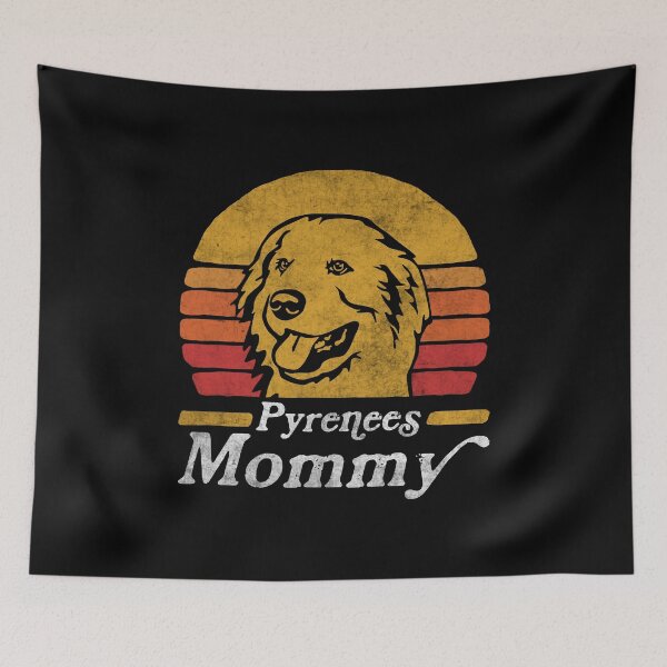 Item preview, Retro Vintage Great Pyrenees Mommy designed and sold by More Cute Dogs.