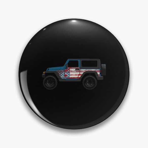 Artikelvorschau, [JEEP] US FLAG Seitenansicht 'BLAU' entworfen und verkauft von SophiaHub31159.