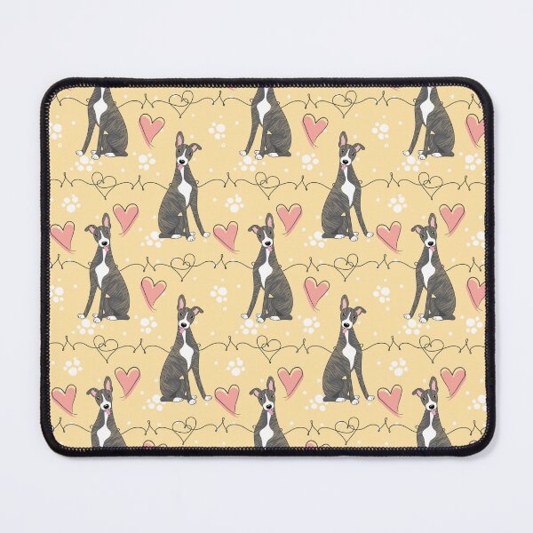 Item preview, LOVE Black Brindle Whippet designed and sold by Lulupainting.