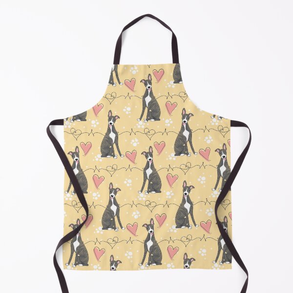 Item preview, LOVE Black Brindle Whippet designed and sold by Lulupainting.
