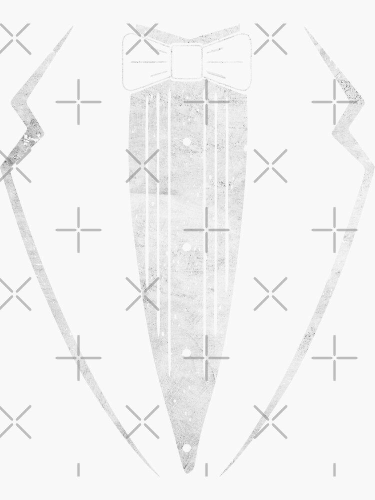 "Tuxedo Bow Tie Retro Costume Funny Party Humor Concert Joke Vintage