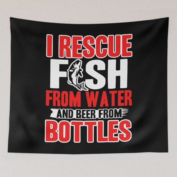 Item preview, Fishing - I Rescue Fish From Water designed and sold by UnknownArtistt.