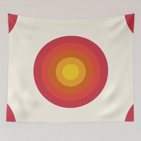 Item preview, Right On - retro throwback 70s 1970s sun planet beach 70's vibes minimal art by Seventy Eight designed and sold by 78designs.