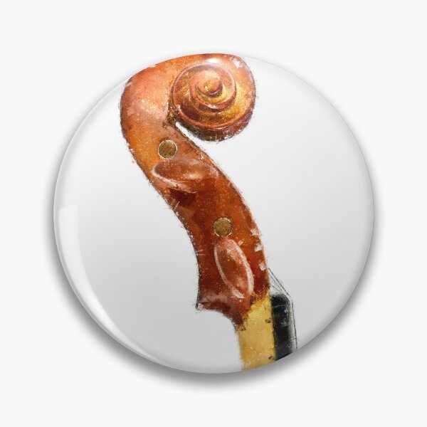 Item preview, Violin scroll on blank background designed and sold by Grégory DUBUS.