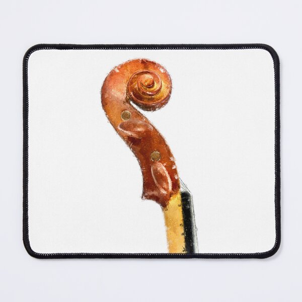 Item preview, Violin scroll on blank background designed and sold by Grégory DUBUS.