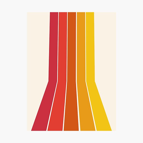 Artikel-Vorschau von Rad - Retro-Throwback 70er Jahre 70er Jahre Streifen Strand 70er Vibes Minimal Art von Seventy Eight, designt und verkauft von 78designs.