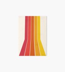 Lámina rígida Rad - retro throws 70s 1970s stripe beach 70's vibes minimal art de Seventy Eight