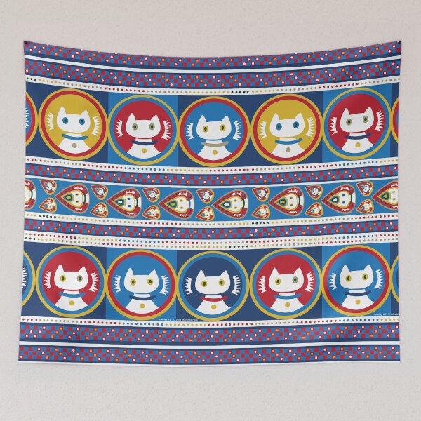 Item preview, Pawsley #2 - Stripey Cat Paisley Pattern designed and sold by Julia Marshall Felix.