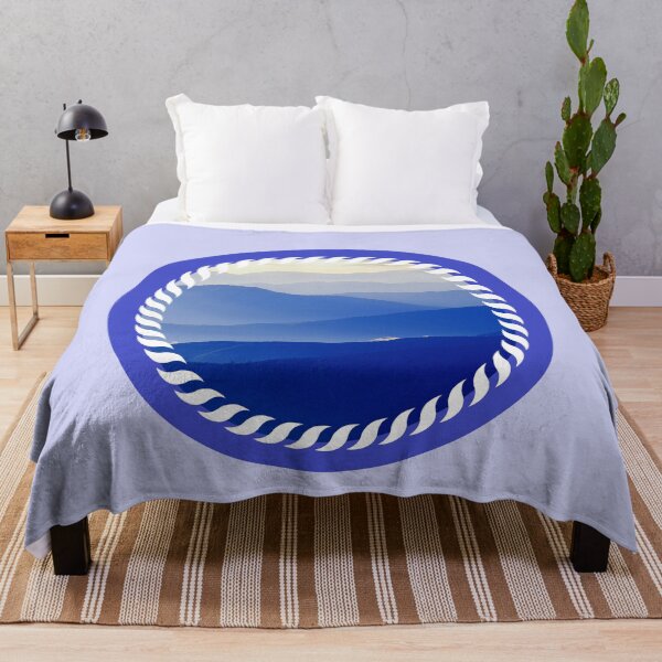 Item preview, Nautical Blue Mountains sunrise designed and sold by TheRightHonMP.