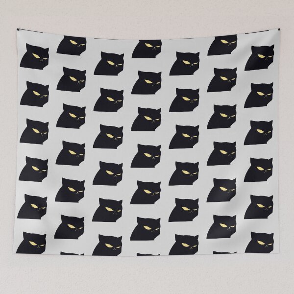 Item preview, Batcat - Grumpy Black Cat  designed and sold by ChummyChubby.