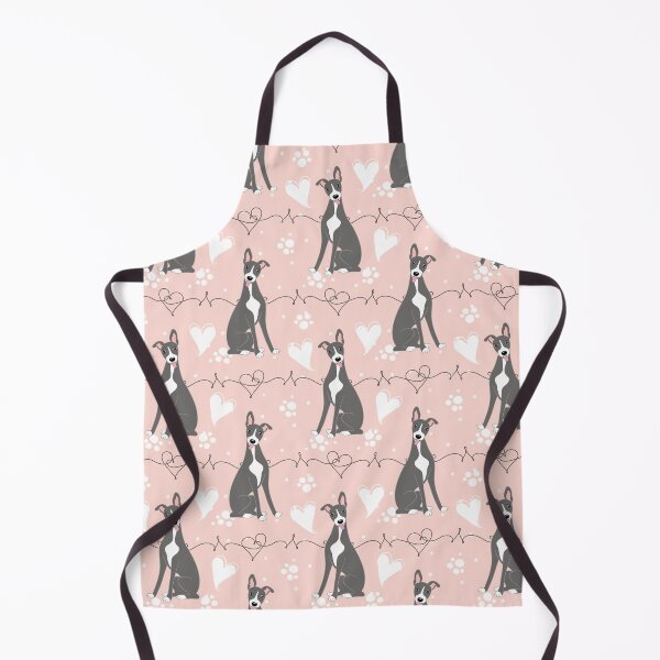 Item preview, LOVE Blue White Whippet designed and sold by Lulupainting.