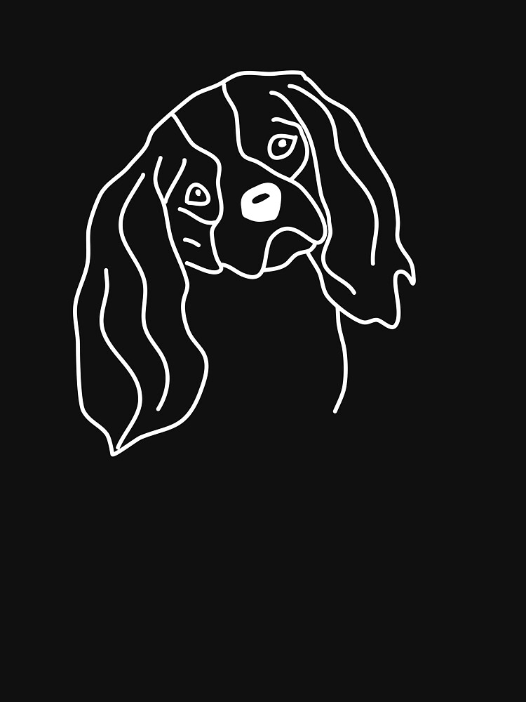 Thumbnail 7 von 7, Classic T-Shirt, cavalier king charles spaniel designt und verkauft von dog-shirt.